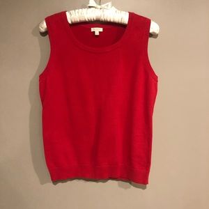 🎀 Talbots sweater tank sz MP